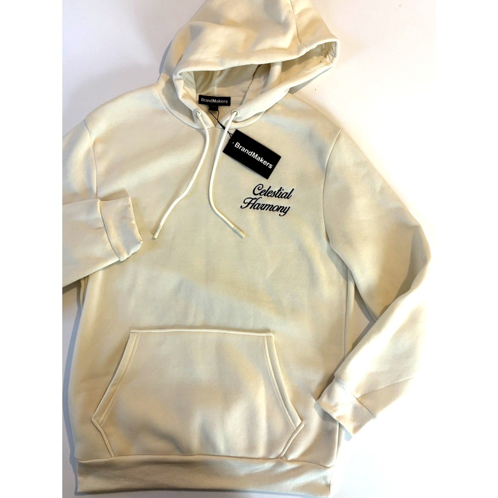 Celestial Harmony BrandMakers - Men's Hoodie Sweater - Size - Medium Cream Color